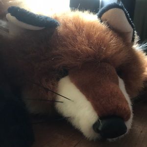 Folkmanis. small red Fox and Lion stage puppet